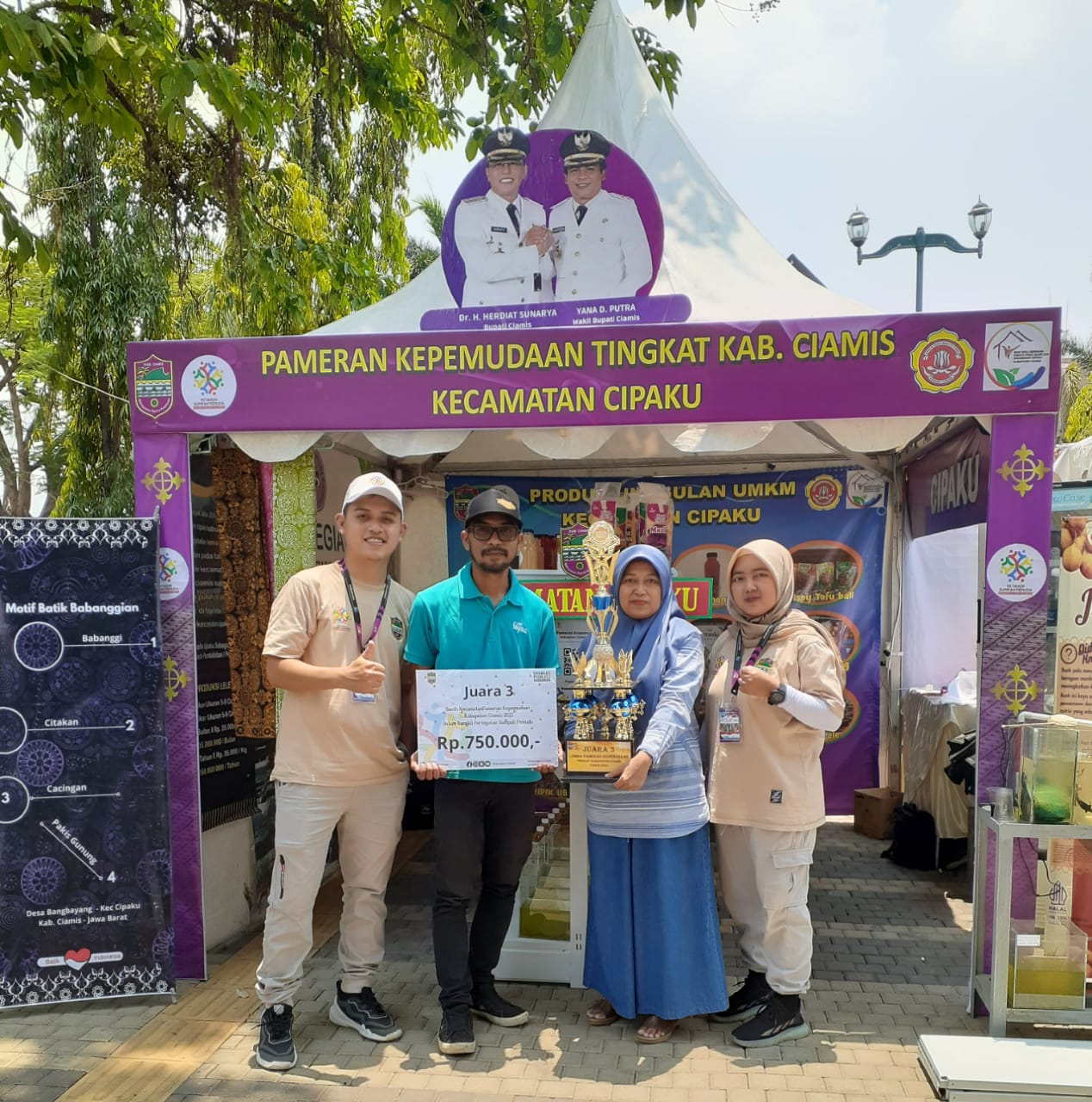 Salah satu produk UMKM Desa Selamanik masuk juara