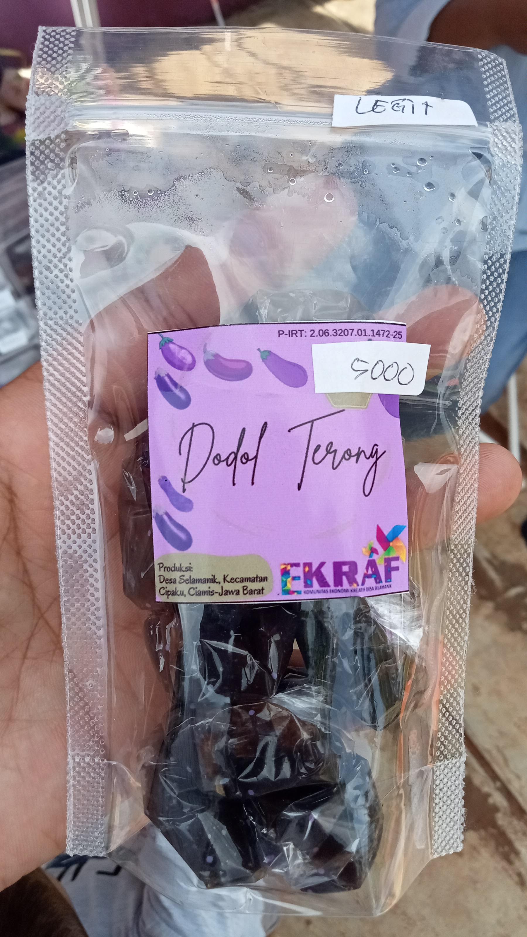 Dodol Terong Ungu